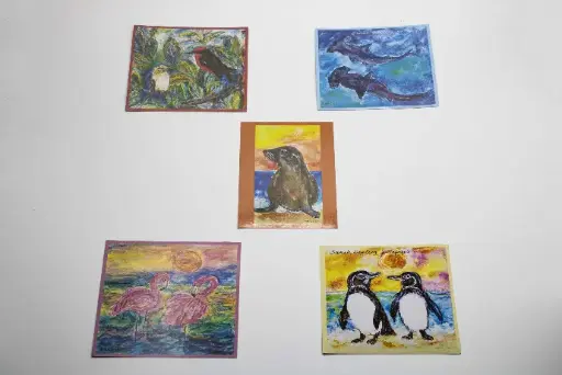 Set of Galapagos magnets