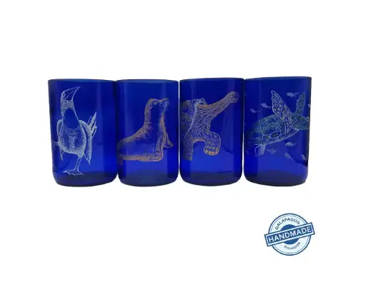 Recycled glass Galapagos Collection